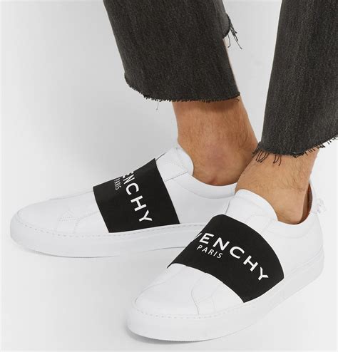 givenchy urban street logo-print leather slip-on sneakers review
